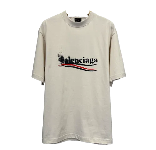 BALENCIAGA POLITICAL CAMPAIGN FADED TEE