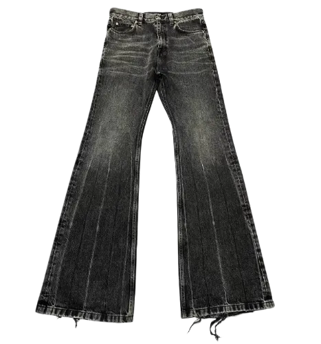 BALENCIAGA LOST TAPE FLARED JEANS