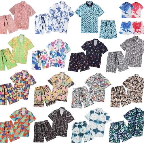 Luxury Summer Set Shirt + Shorts (Louis Vuitton, Gucci, Burberry, Fendi, Versace)