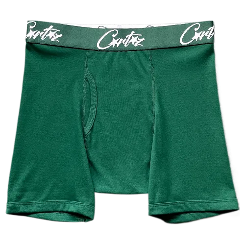 corteiz boxer ALCATRAZ Briefs-C Star Green