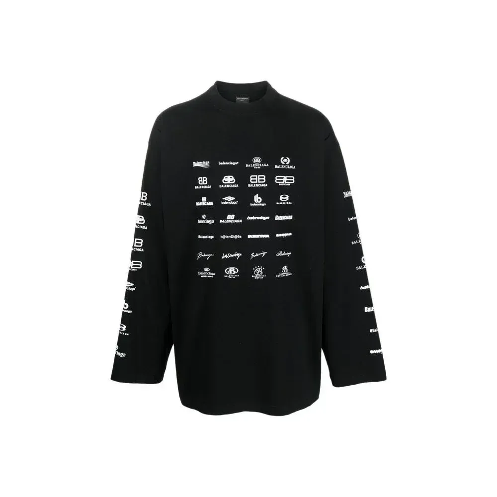 Balenciaga Longsleeve Logos Tee