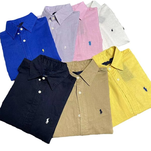 Polo Ralp Lauren Button Up Shirts (7+ Colorways)