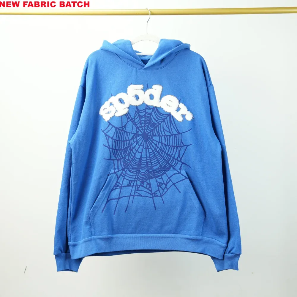 Sp5der Websuit Hoodie Blue